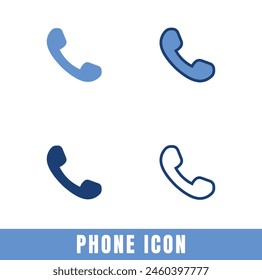 Simple Phone icons in different designs vector set