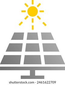 Simple Photo Voltaic PV Stand Mounted Logo