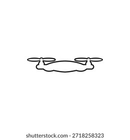 einfache Fotografie Drohnen Logo Design