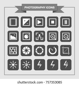 Simple Photography Icons