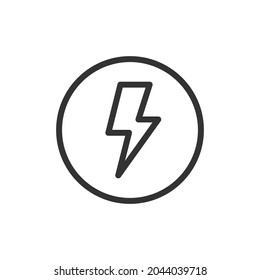 Simple photography line icon. Premium symbol in stroke style. Design of photography icon. Vector illustration.
