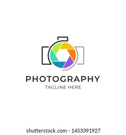 Simple Photography Logo Design Vector