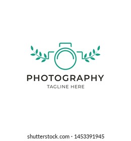 Simple Photography Logo Design Vector