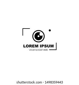 Simple Photography Logo Design Vector