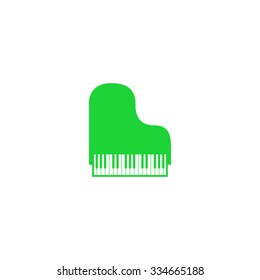 Simple piano icon.