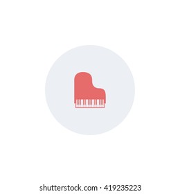 Simple piano icon.