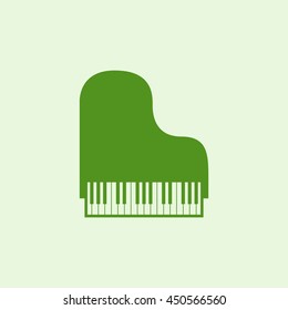 Simple piano icon.