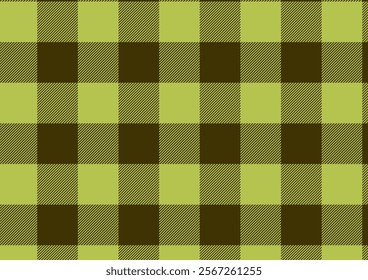 Simple pickle green tone plaid seamless pattern vector. Background graphic tartan fashion design use for print, texture, cloth, fabric, flannel.	