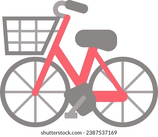 Simple pictogram of a bicycle