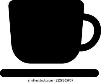 Simple pictogram illustration of a cup