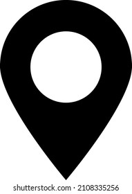 Simple pictogram of map pin