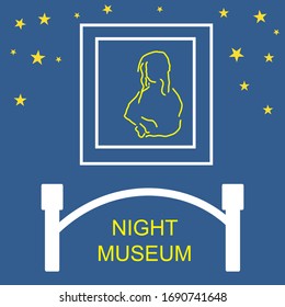  Imagen simple. Noche de los museos.
