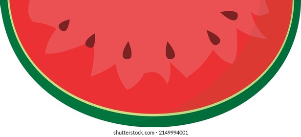 A simple piece of watermelon