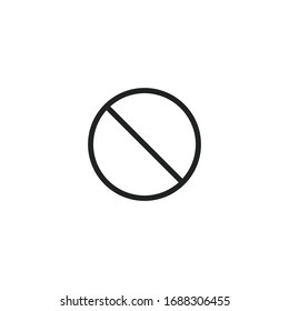 Simple pill line icon. Stroke pictogram. Vector illustration isolated on a white background. Premium quality symbol. Vector sign for mobile app and web sites.