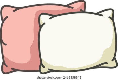 simple pillow icon vector illustration