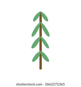 elemento de design de pinheiro simples