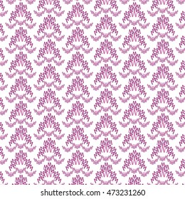 Simple  pink elegant pattern with dark white background