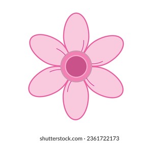flor rosa simple para fondo