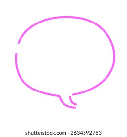 Simples rosa Girly contorno balão