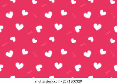 simple pink heart pattern perfect for Valentine’s, weddings, birthdays, and events. Ideal for invitations, wrapping paper, greeting cards, posters, textiles, wallpapers, and retro-themed designs.