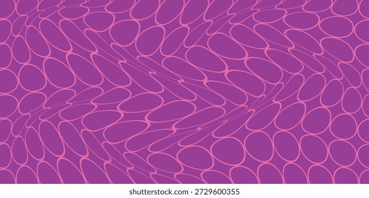 padrão de onda de ponto de contorno rosa simples para fundo de cartaz de banner.