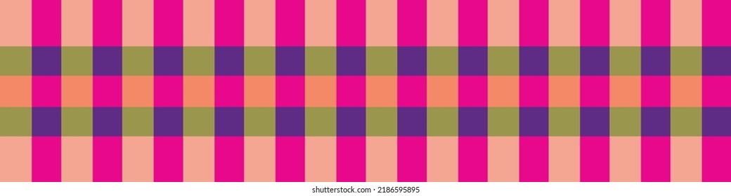 simple pink plaid seamless vector classic pattern