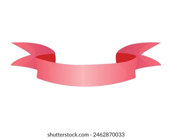 Simple cinta rosa aislada en blanco. Cinta, banda. conjunto de caracteres para el Anuncio de texto. Cinta decorativa. Icono lineal Anuncio vintage, insignia de venta gráfica.