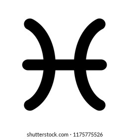 Simple Pisces Horoscope Symbol Icon