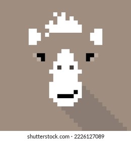 Simple pixel animal series, the Camel