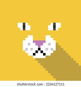 Simple pixel animal series, the cat