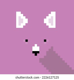 Simple pixel animal series, the cat