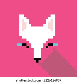 Simple pixel animal series, the fox