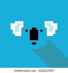 Simple pixel animal series, the Koala