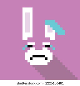 Simple pixel animal series, the rabbit