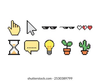 Simple Pixel Vector Element Set 
