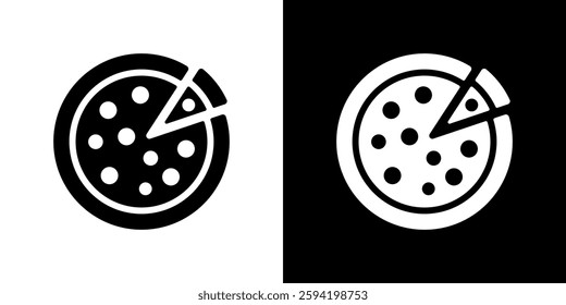 Simple Pizza Icon, Perfect for Food Delivery Apps