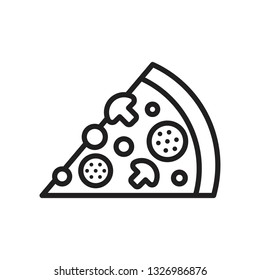 Simple Pizza Icon - Vector EPS