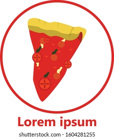Simple Pizza Logo Vector Design
