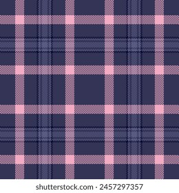 Simple plaid vector pattern, aqua background tartan fabric. Windowpane check texture textile seamless in blue and light colors.
