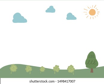 A simple plain background illustration.
