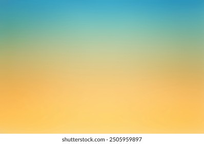 Simple plain blurred background image. Blue and Yellow.