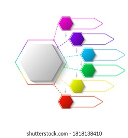 simple plain infographic vector design