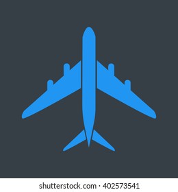 simple plane icon 