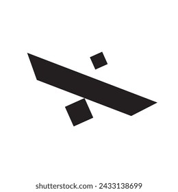 simple plane logo minimalist design.