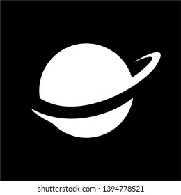 simple planet icon . planet icon design template