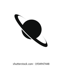 A simple planet icon flat design