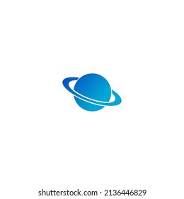 Simple Planet vector logo design
