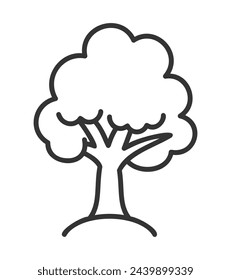 "Simple plant icon" vector  illustration tree