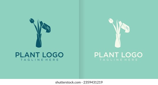 Simple plant logo suitable for your company logo