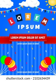 Simple Playful Surprise or Greeting Banner Design